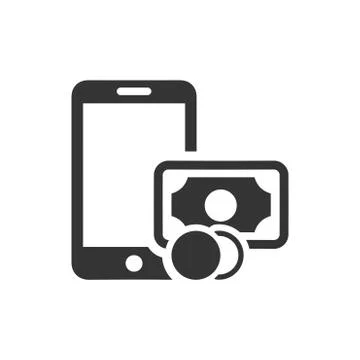 Mobile Payment Icon Stock Illustration