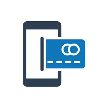 Mobile Payment Icon Stock Illustration
