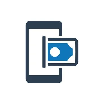 Mobile Payment Icon Stock Illustration