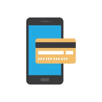 Mobile payment icon. Stock Illustration