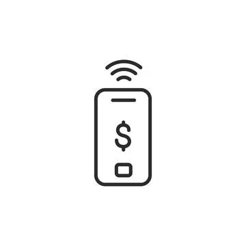 Mobile Payment Icon Stock Illustration