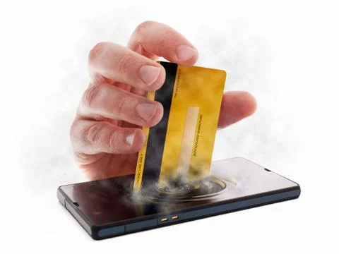 Mobile payment Stock Illustration