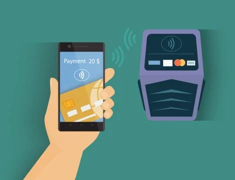 Mobile payment Stock-Illustration