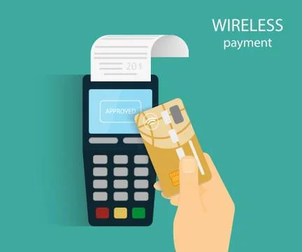 Mobile payment Illustrazione stock