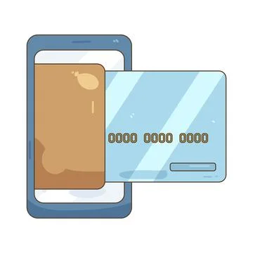 Mobile payment Stock Illustration