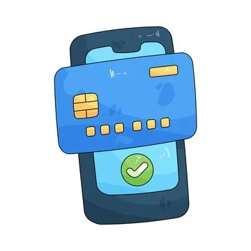 Mobile payment Stock Illustration