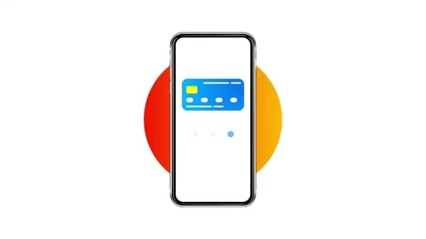 Mobile payment. Online payment via smartphone. Transaction. Stock Footage 240326401
