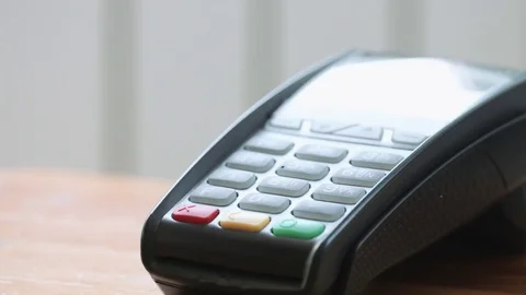 Mobile payment PayPass. Stock Footage 79901513