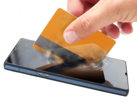 Mobile payment Stock Photos