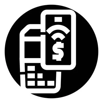 Mobile payment processing using contactless smartphone technology 스톡 일러스트