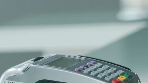 Mobile Payment with a Smartphone Stock Footage 93019098
