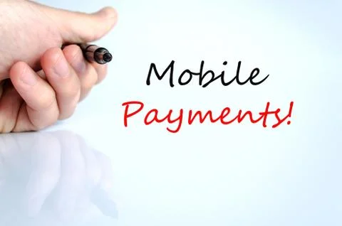 Mobile Payments Concept Stock Photos