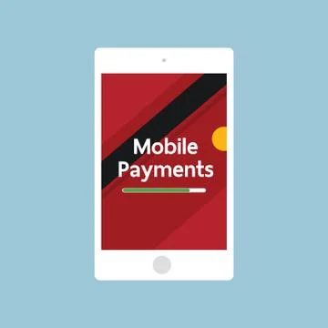 Mobile payments Illustrazione stock