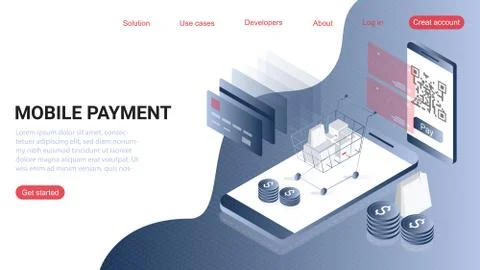 Mobile Payments Stock Illustration