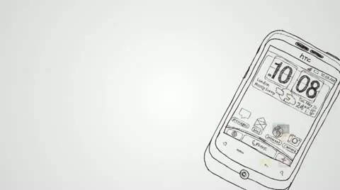 Mobile phone and apps Stock Footage 11965772