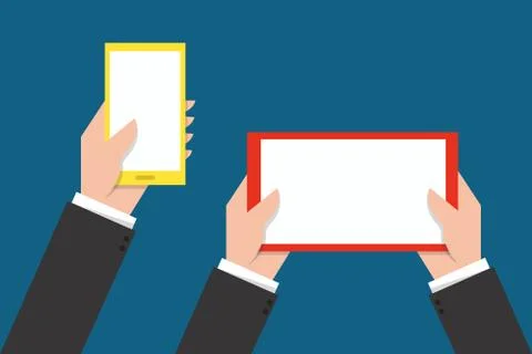 Mobile phone and tablet Stock Illustration