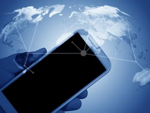Mobile Phone Background Foto stock