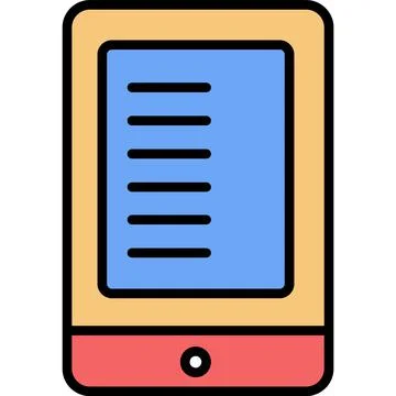 Mobile phone with business analytics vector icon Illustrazione stock