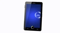 Mobile phone calling concept with alpha ready for your content Stock After Effects