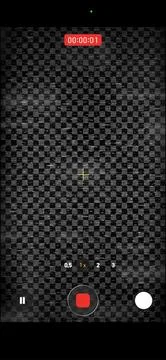 Mobile phone camera rec overlay mockup with cctv noise vintage effect isolated. 스톡 일러스트