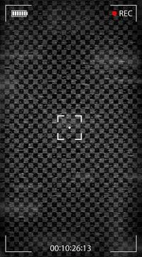 Mobile phone camera rec overlay mockup with cctv noise vintage effect isolated. Stock Illustration