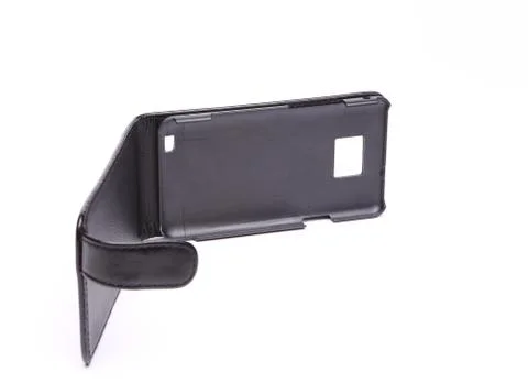 Mobile phone case on a white background Stock Photos