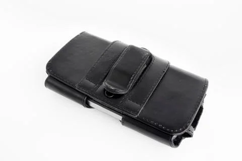 Mobile phone case on a white background Stock Photos