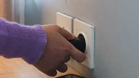 Mobile phone charger Video stock 332295028