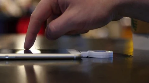 Mobile Phone Close-Up Stock Footage 71944843