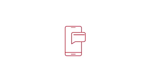 Mobile phone coming text or OTP cone concept video Stock Footage 261690840