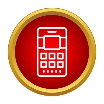Mobile phone communicating with app user interface concept Illustrazione stock