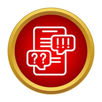 Mobile phone communicating with question and exclamation bubbles Stock Illustration