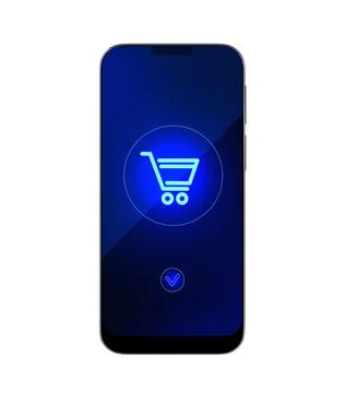 Mobile phone concept 3D render Stock Illustration