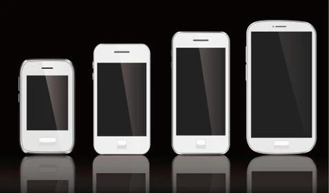 Mobile phone devices 스톡 일러스트