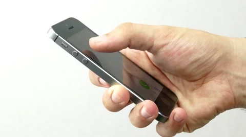 Mobile Phone Dialer Call. Touchscreen. 4k Video Stock Footage 53928323