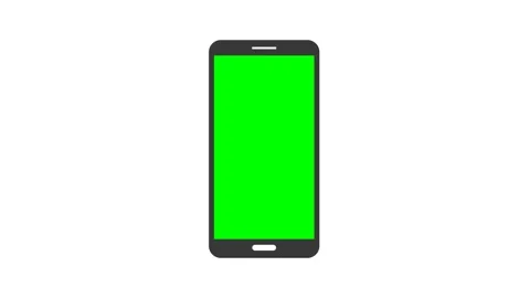 Mobile Phone display slide presentation mockup move on green screen. Animat.. Stock Footage 263095147