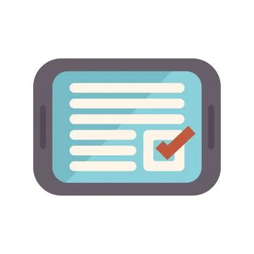 Mobile phone displaying checklist for managing tasks efficiently Stock Illustration