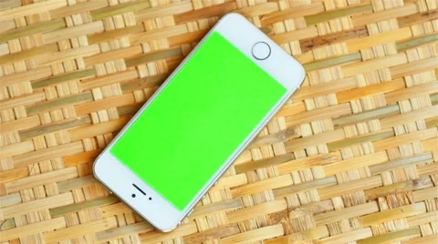 Mobile phone with green screen. Stock Footage 49192656