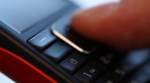 Mobile phone in hand Stock-Footage 7897801