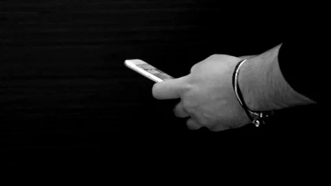 Mobile phone in the hand Stock Footage 72277380