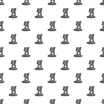 Mobile phone holder pattern, cartoon style Stock-Illustration
