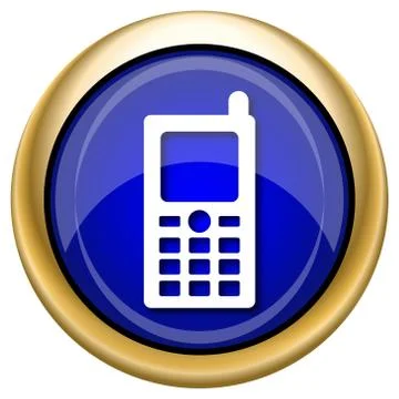 Mobile phone icon Stock Illustration