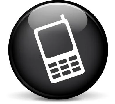 Mobile phone icon Stock Illustration