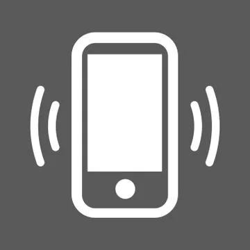 Mobile phone icon Stock Illustration