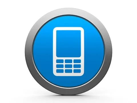 Mobile phone icon Stock Illustration