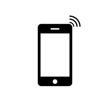 Mobile phone icon Stock Illustration