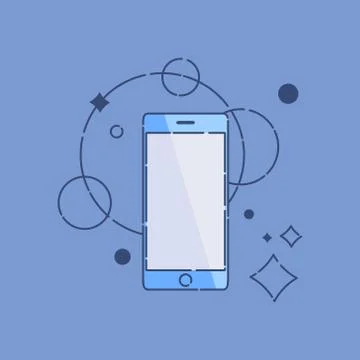 Mobile phone icon Stock Illustration