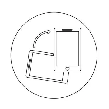 Mobile phone  icon Stock Illustration