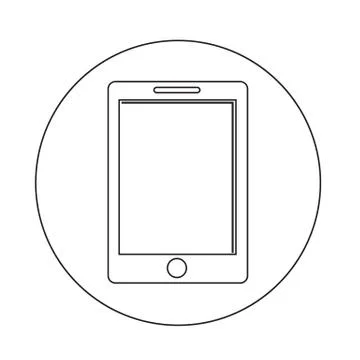 Mobile phone icon Stock Illustration