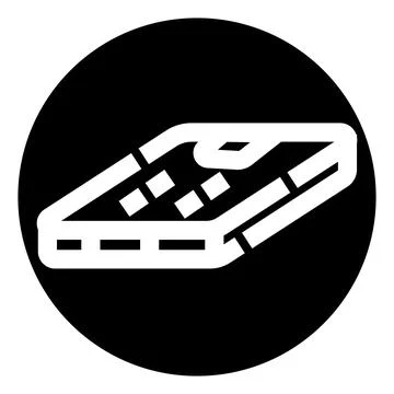 Mobile phone icon representing digital communication technology Stock Illustration